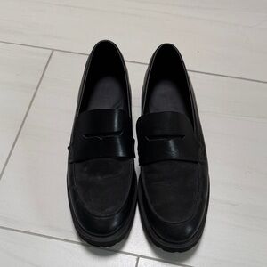 Cole Haan Black Leather Loafers
